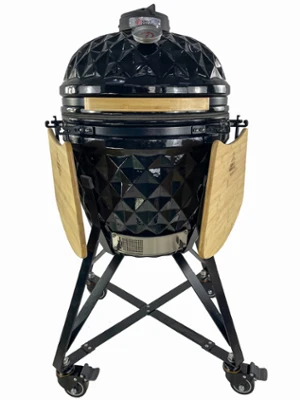 King's Kamado žar 55 cm črn DIAMOND z dodatno opremo &ndash; keramični žar na oglje