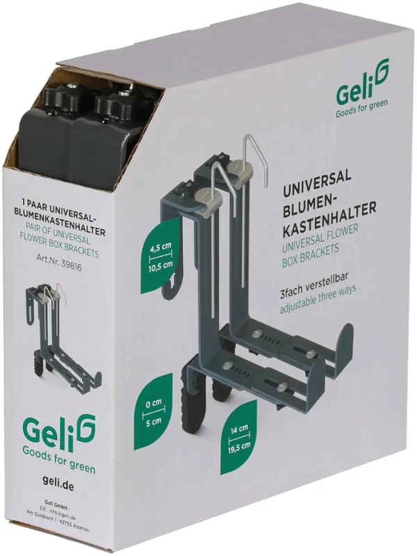 Geli Držalo za korito U-Box — #4f5155