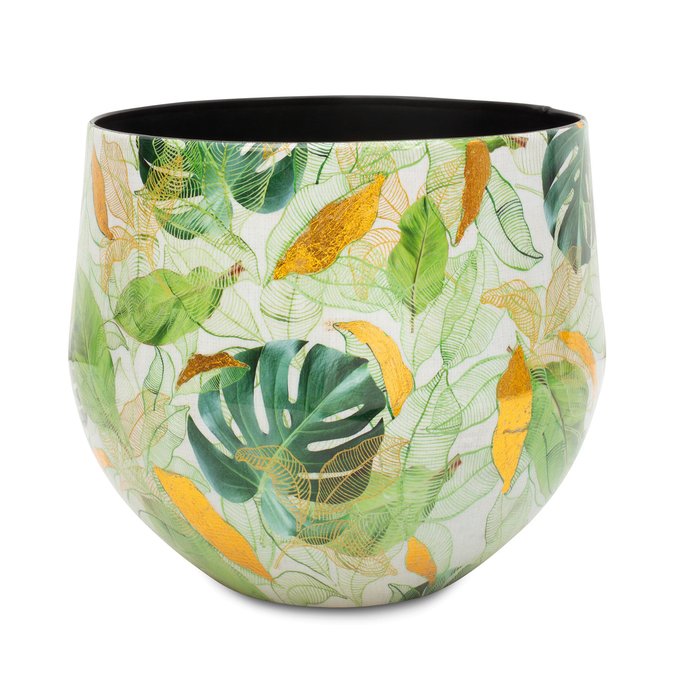 Aluminijasti lonec Lush Botanic s tropskim listjem
